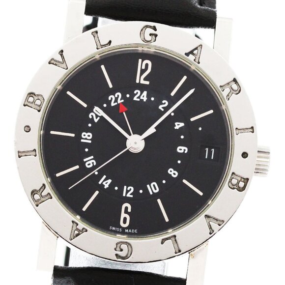 BVLGARI BVLGARIBVLGARI BB33SLGMT GMT date black Dial Automatic Boy's_868035
